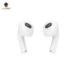 “L’AVVENTO HP365 TWS Earbuds: Effortless touch control, wireless charging, in a pristine white finish.”