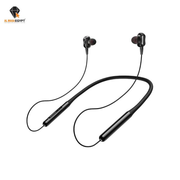 The L’avvento HP65B Neckband Dual Drive Bluetooth Wireless Earphones are black, waterproof earphones designed for convenient usage and efficient performance. They feature a magnetic design for easy handling and come with a charging case for portability. These earphones provide stereo sound quality and are equipped to reduce outside noise, making them suitable for gaming and music. They are also sweatproof, which allows for use during intense workouts without damage. The earphones include a microphone, but they do not have noise cancelling capabilities. They are described as having fast charging features and come with a cable included in the package1.