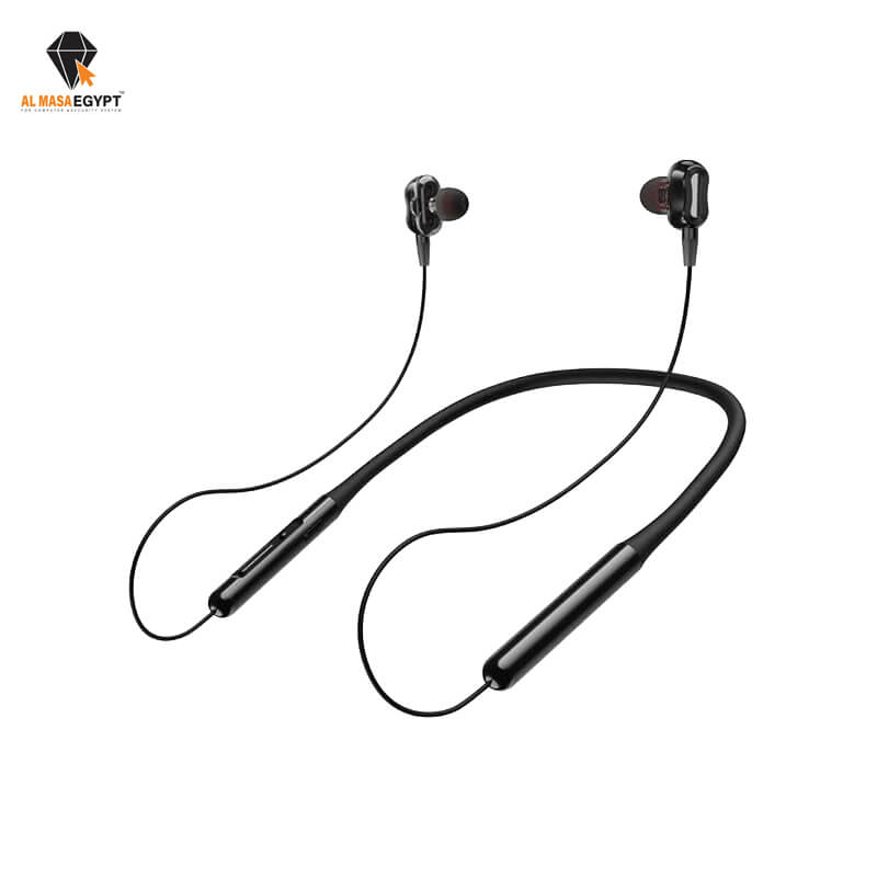 تتميز سماعات الأذن اللاسلكية L'avvento HP65B Neckband Dual Drive Bluetooth بأنها سماعات أذن سوداء مقاومة للماء ومصممة للاستخدام المريح والأداء الفعال. تتميز بتصميم مغناطيسي لسهولة التعامل وتأتي مع علبة شحن لسهولة الحمل. توفر هذه السماعات جودة صوت ستيريو وهي مجهزة لتقليل الضوضاء الخارجية، مما يجعلها مناسبة للألعاب والموسيقى. كما أنها مقاومة للعرق، مما يسمح باستخدامها أثناء التدريبات المكثفة دون أي ضرر. تحتوي السماعات على ميكروفون، لكنها لا تتمتع بإمكانيات إلغاء الضوضاء. تم وصفها بأنها تتمتع بميزات الشحن السريع وتأتي مع كابل مضمن في الحزمة1.